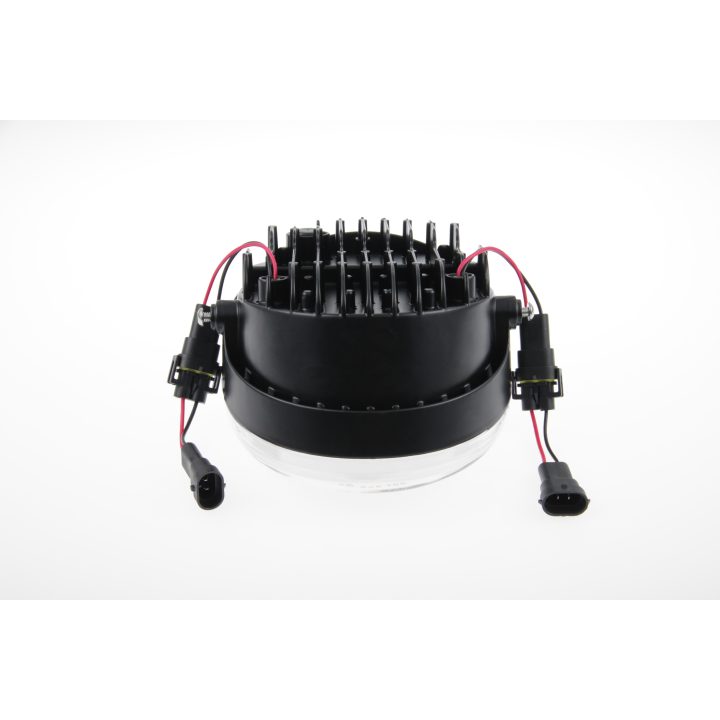 Framlampa V-rod Led Klar/Svart CULT WERK Strålkastare – bild 5
