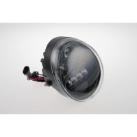 Framlampa V-rod Led Klar/Svart CULT WERK