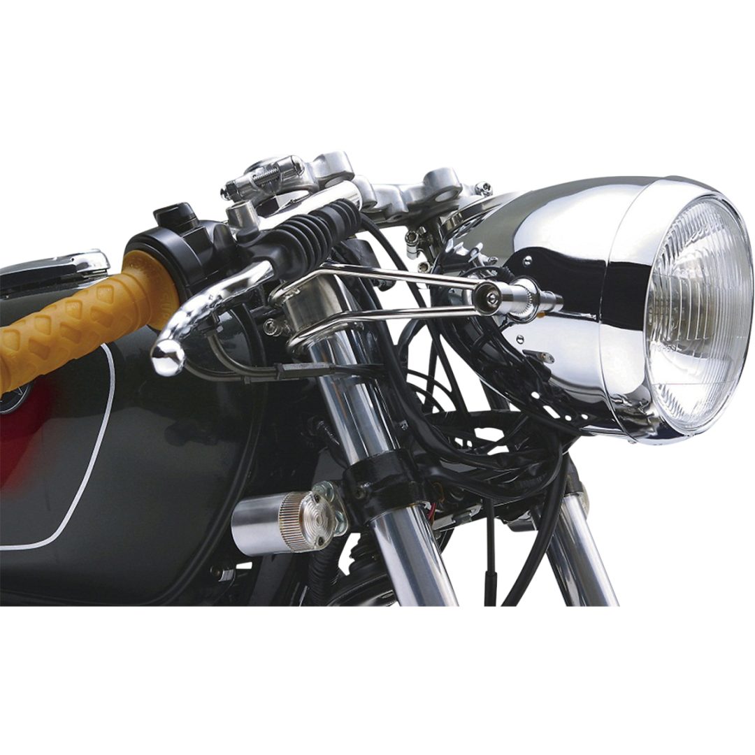 Framlampa Vintage Chrome Klar/Krom DAYTONA Strålkastare – bild 2
