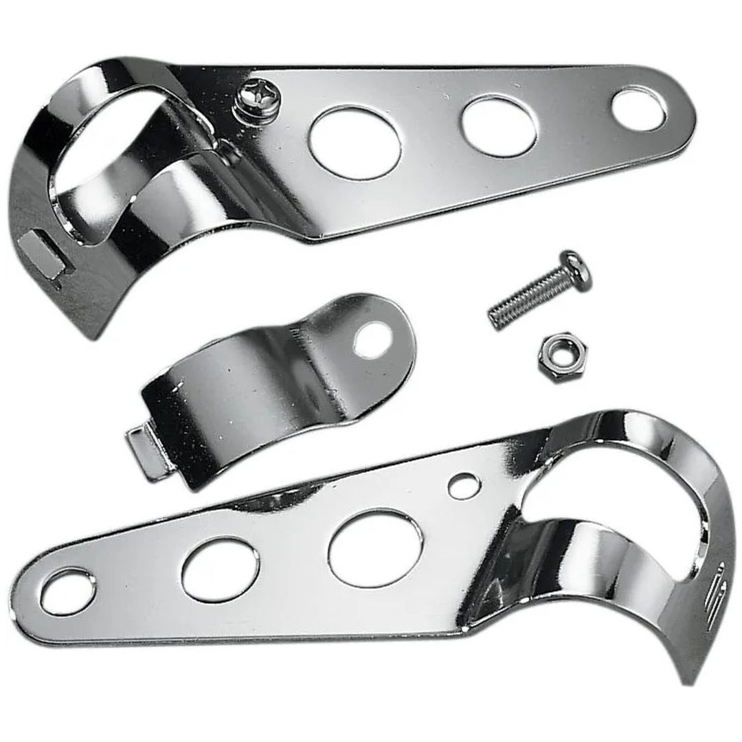 Framlampshållare Sidomonterad Krom DRAG SPECIALTIES 5 1/2 SIDE MNT HDLITE BKT – bild 2