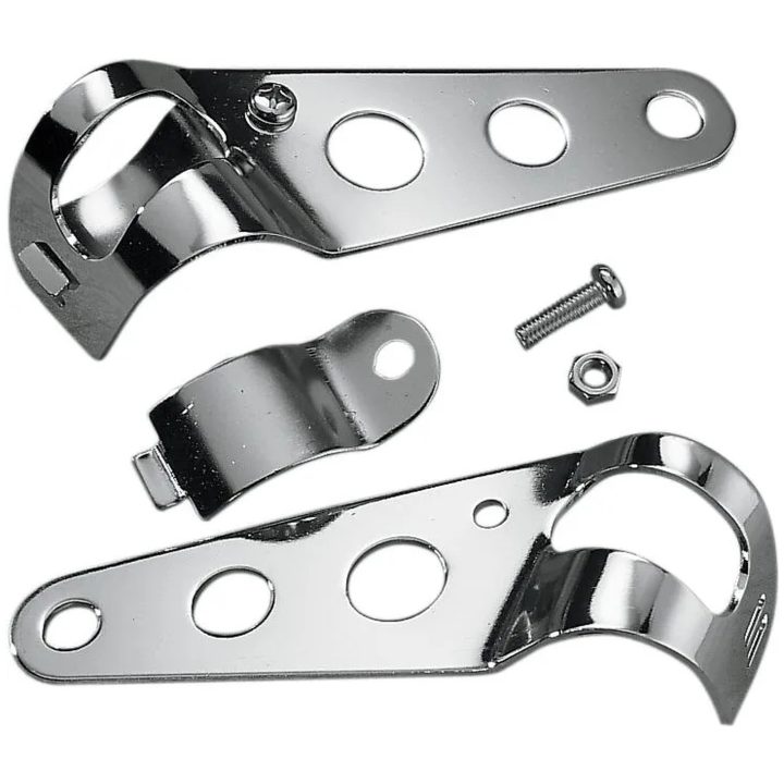 Framlampshållare Sidomonterad Krom DRAG SPECIALTIES 5 1/2 SIDE MNT HDLITE BKT – bild 2