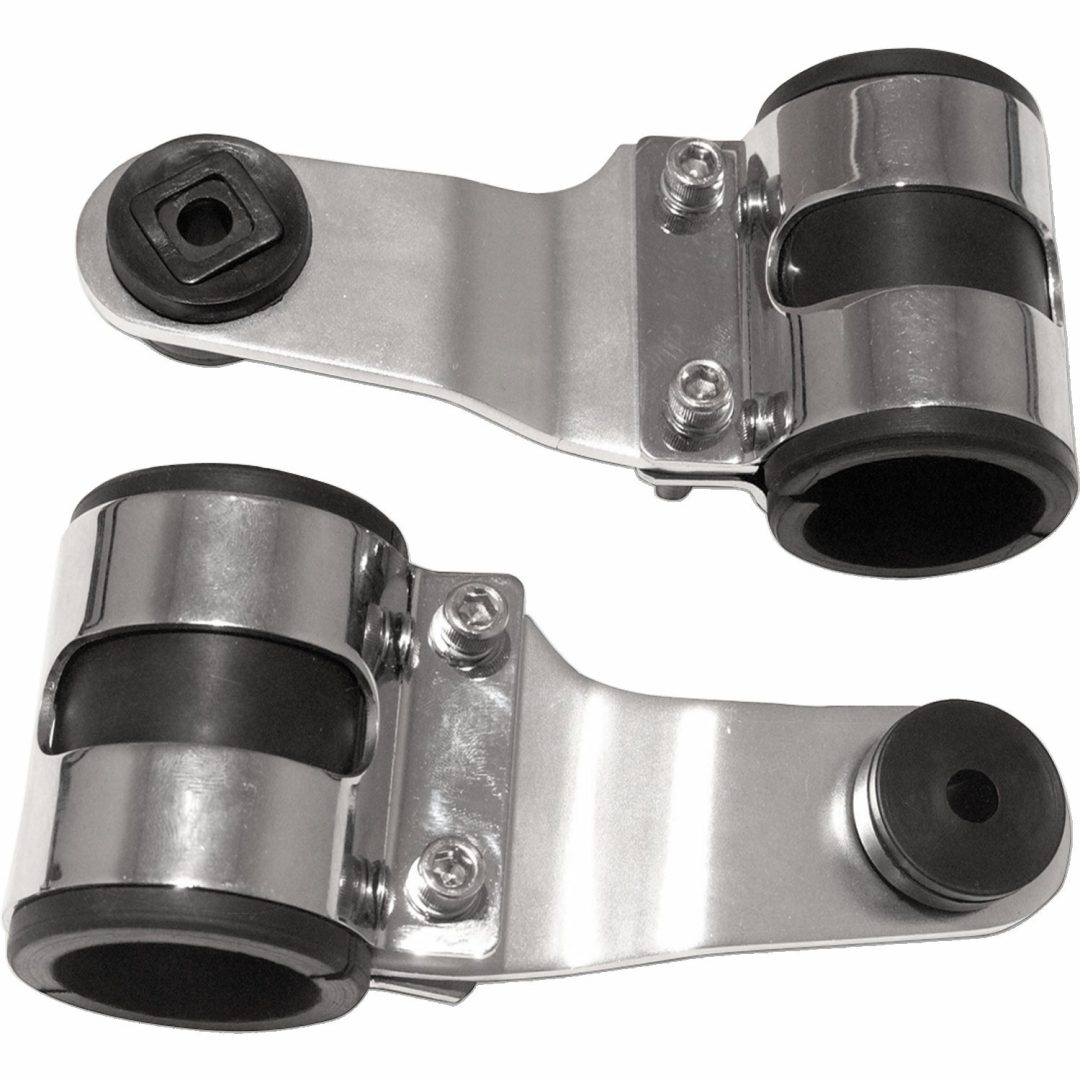 Framlampshållare Sidomonterade Lätta Krom EMGO BRACKET H/LAMP CHROME