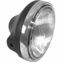 Framlampskåpa 7" Sidomonterad Svart EMGO