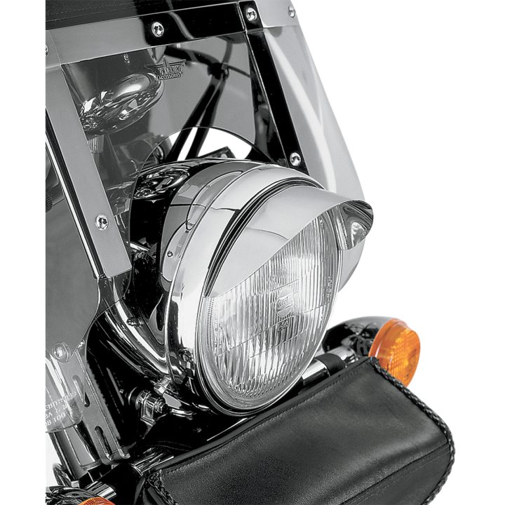 Framlampsskärm Universal 7" SHOW CHROME Visir – bild 2