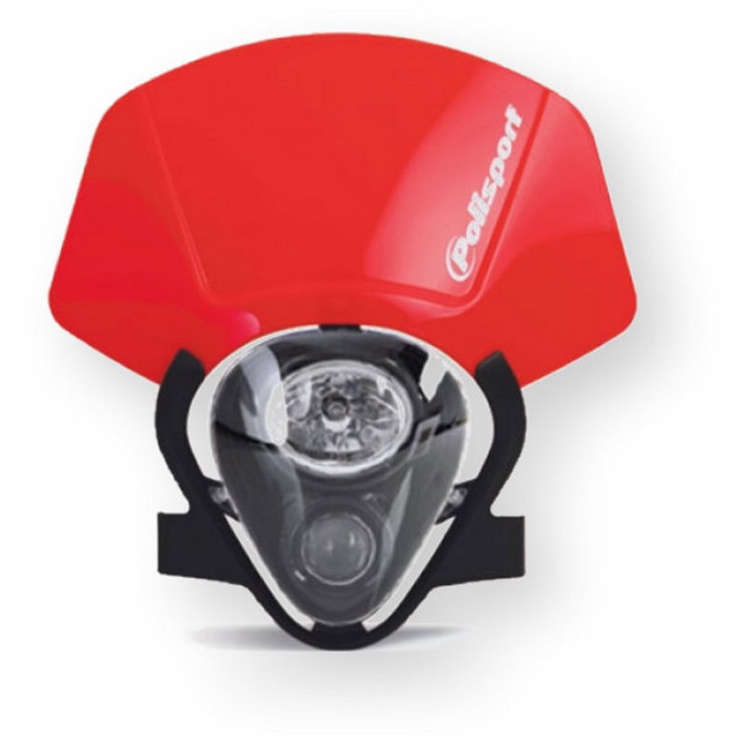Framljus Dual IMX Polisport Röd