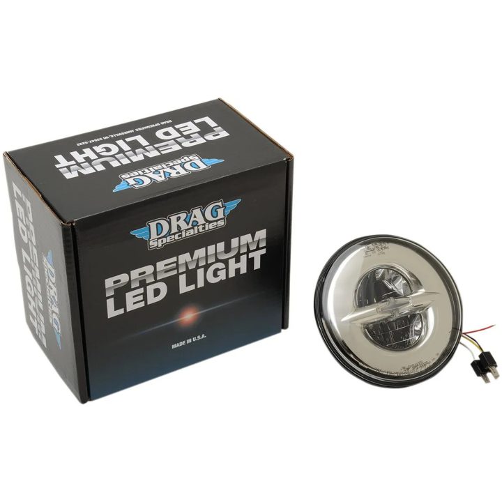 Framljus Reflector Style Light 18 cm DRAG SPECIALTIES Chrome – bild 2
