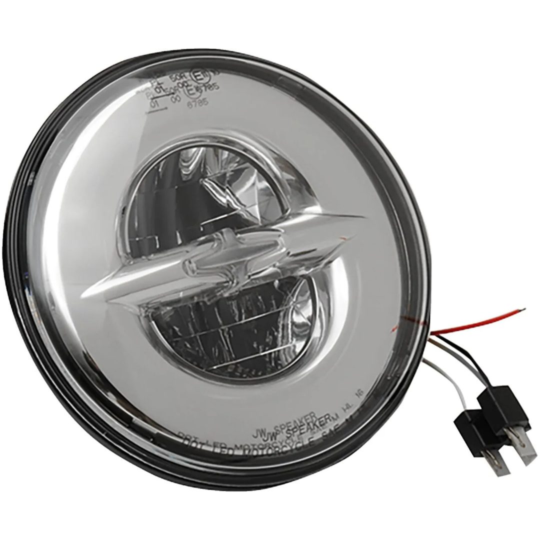 Framljus Reflector Style Light 18 cm DRAG SPECIALTIES Chrome
