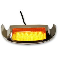 Framskärmsbelysning Led Vit/Krom CUSTOM DYNAMICS