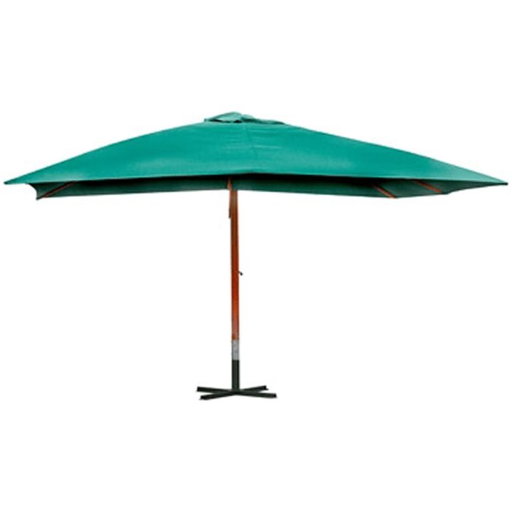 Frihängande parasoll 300 x 400 cm grön vidaXL – bild 2