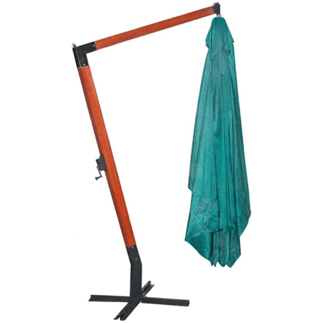 Frihängande parasoll 300 x 400 cm grön vidaXL – bild 3