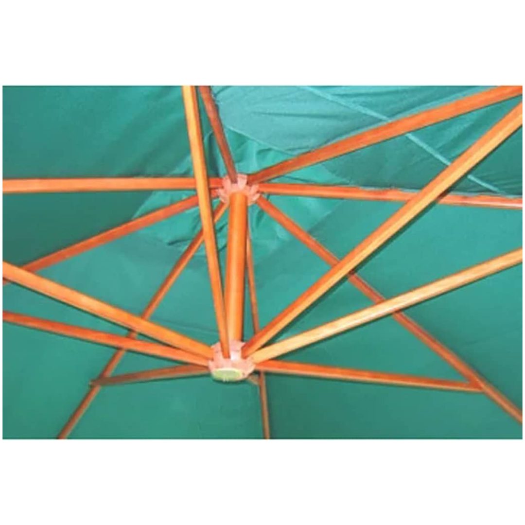 Frihängande parasoll 300 x 400 cm grön vidaXL – bild 4