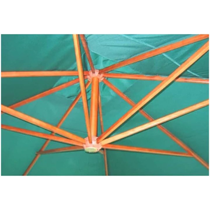 Frihängande parasoll 300 x 400 cm grön vidaXL – bild 4