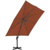 Frihängande trädgårdsparasoll aluminiumstång vidaXL 400 x 300 cm – miniatyr 3