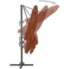 Frihängande trädgårdsparasoll aluminiumstång vidaXL 400 x 300 cm – miniatyr 5