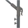 Frihängande trädgårdsparasoll med aluminiumstång 300 cm taupe vidaXL – miniatyr 7