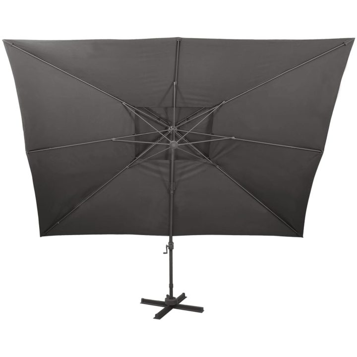 Frihängande trädgårdsparasoll med ventilation 400x300 cm vidaXL 300 x 400 cm – bild 3