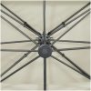 Frihängande trädgårdsparasoll med ventilation sand 400x300 cm vidaXL 300 x 400 cm – miniatyr 7