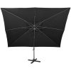 Frihängande trädgårdsparasoll med ventilation svart 400x300 cm vidaXL 300 x 400 cm – miniatyr 3