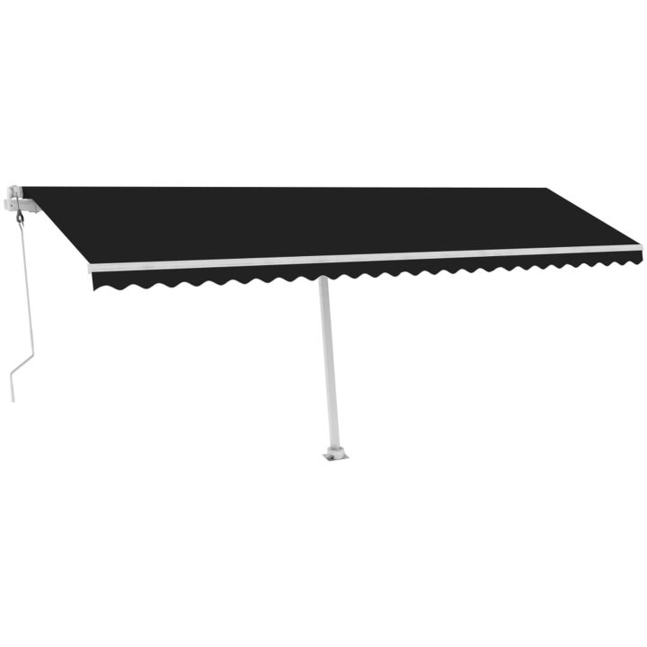 Fristående automatisk markis antracit vidaXL 600 x 300 cm – bild 2