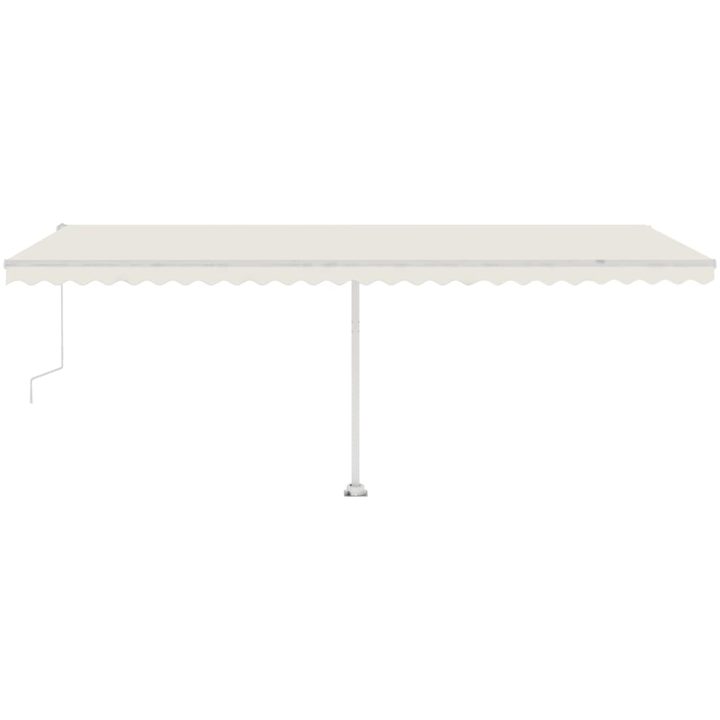 Fristående automatisk markis gräddvit vidaXL 600 x 300 cm – bild 5