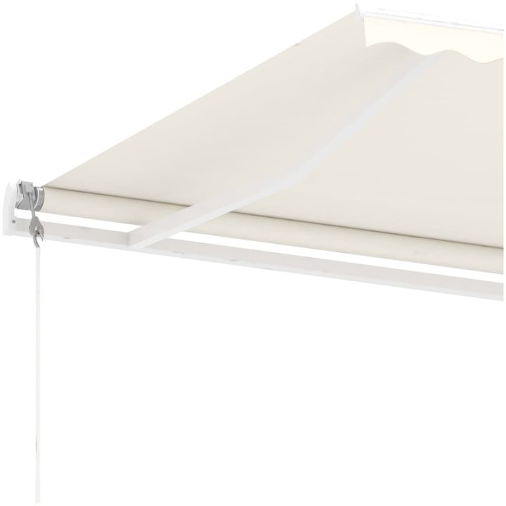 Fristående automatisk markis gräddvit vidaXL 600 x 300 cm – bild 7