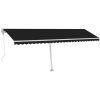 Fristående markis automatisk antracit vidaXL 600 x 350 cm – miniatyr 3