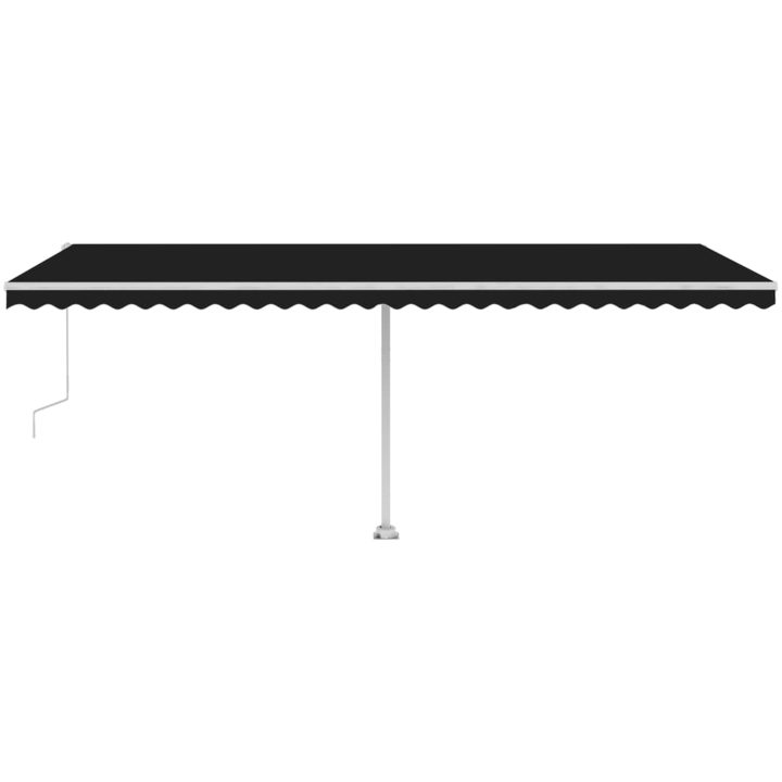 Fristående markis automatisk antracit vidaXL 600 x 350 cm – bild 4