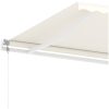 Fristående markis automatisk gräddvit vidaXL 600 x 350 cm – miniatyr 11