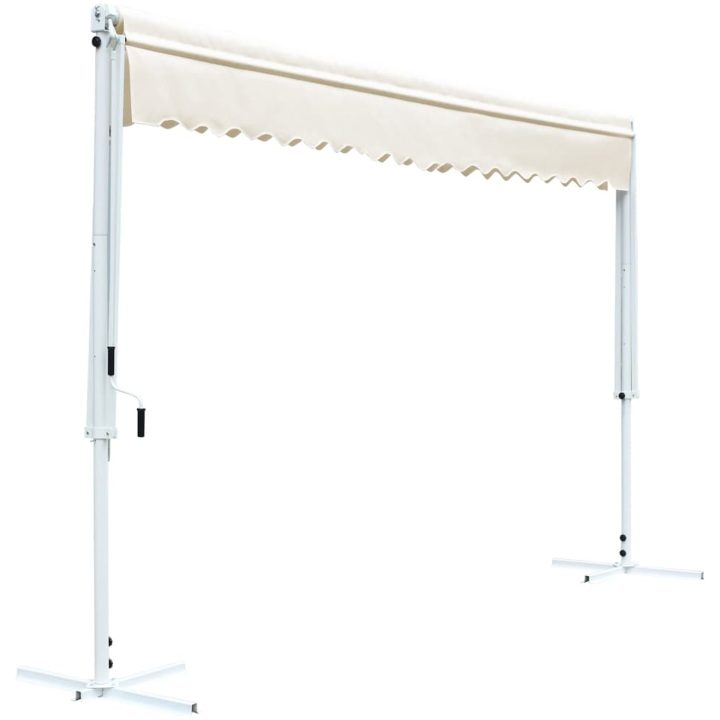 Fristående markis gräddvit vidaXL 6 x 3 m – bild 4