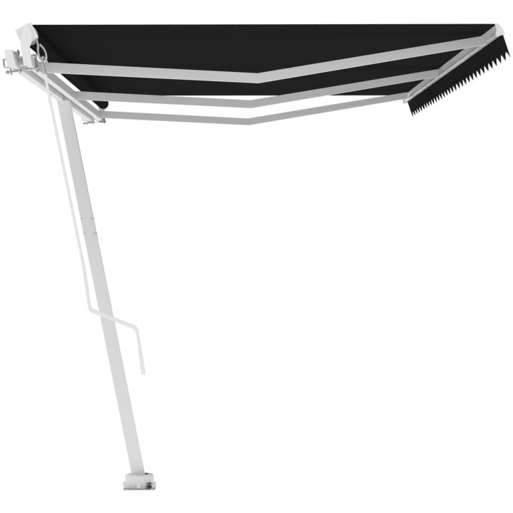 Fristående markis manuellt infällbar antracit vidaXL 600 x 300 cm – bild 6