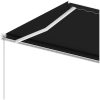 Fristående markis manuellt infällbar antracit vidaXL 600 x 300 cm – miniatyr 7