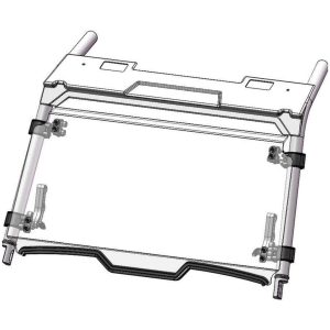 Front Full 1pc Tilt Windshield Polaris RZR XP DIRECTION 2