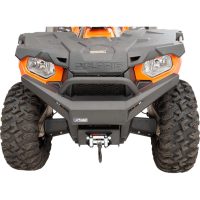 Frontbumper Svart Pulverlackerad Stål QUAD LOGIC