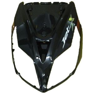 FRONTKÅPA SVART SportX S 2009- MED DEKAL
