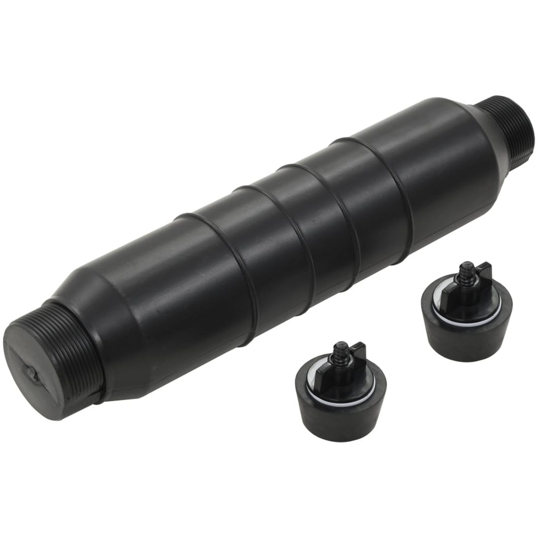 Frysskyddsflaska med 2 vinterpluggar HDPE vidaXL