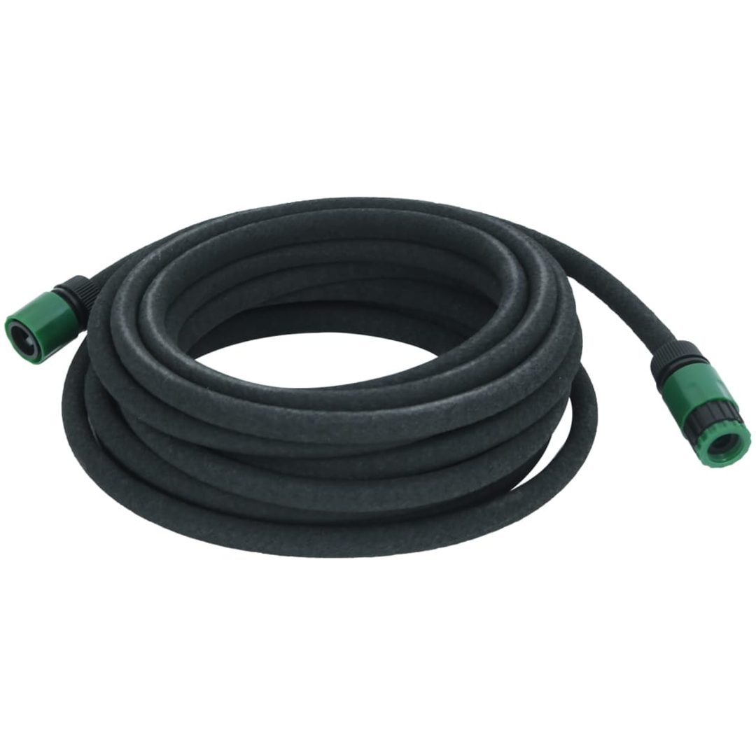 Fuktslang svart 0,6" gummi vidaXL 10 m – bild 2