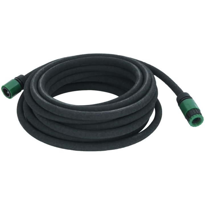 Fuktslang svart 0,6" gummi vidaXL 10 m – bild 2
