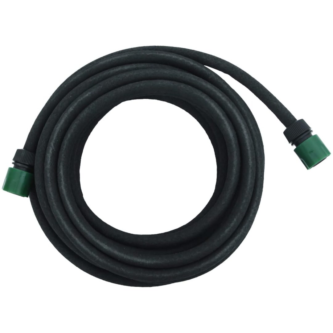 Fuktslang svart 0,6" gummi vidaXL 10 m – bild 3