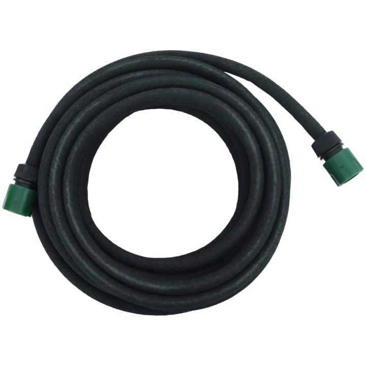 Fuktslang svart 0,6" gummi vidaXL 10 m – bild 3