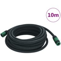 Fuktslang svart 0,6" gummi vidaXL