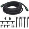 Fuktslang svart 0,6" gummi vidaXL 10 m – miniatyr 3