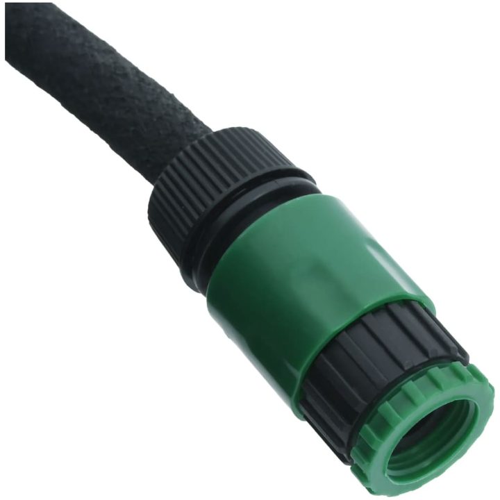 Fuktslang svart 0,6" gummi vidaXL 10 m – bild 5