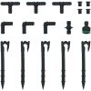 Fuktslang svart 0,6" gummi vidaXL 10 m – miniatyr 7
