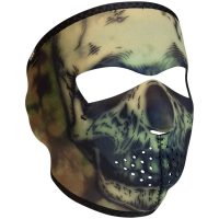 FULL MASK NEOPRENE WOOD TIE DYE SKULL
