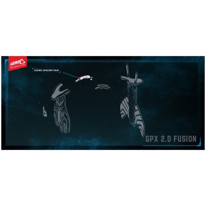 FUSION 2.0 Junior Svart Leatt S/M 105-125cm – bild 3