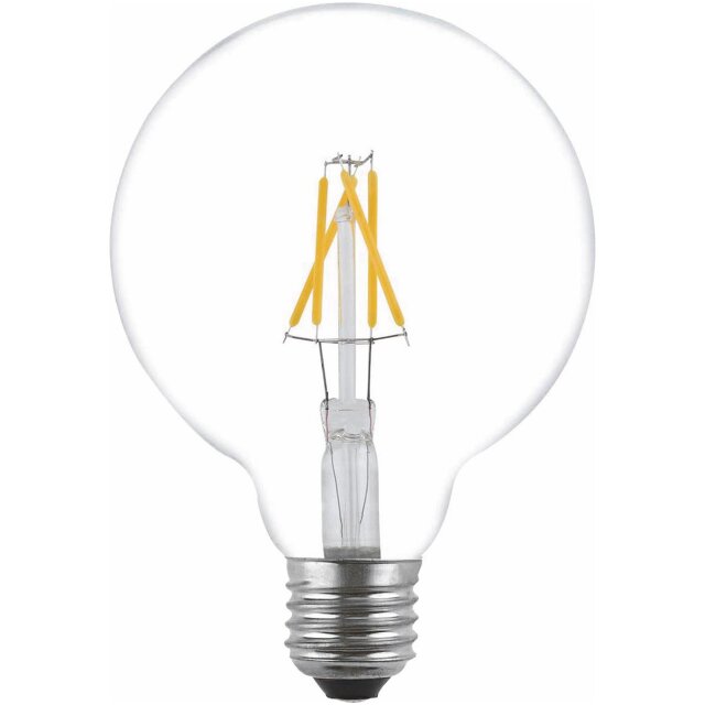Filament LED-lampa, G125, Klar, 4W, E27,  230V, Dim, MB MALMBERGS