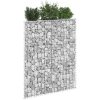 Gabion trapets upphöjd galvaniserat stål vidaXL 80 x 20 x 100 cm – miniatyr 5