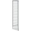 Gabion trapets upphöjd galvaniserat stål vidaXL 80 x 20 x 100 cm – miniatyr 7