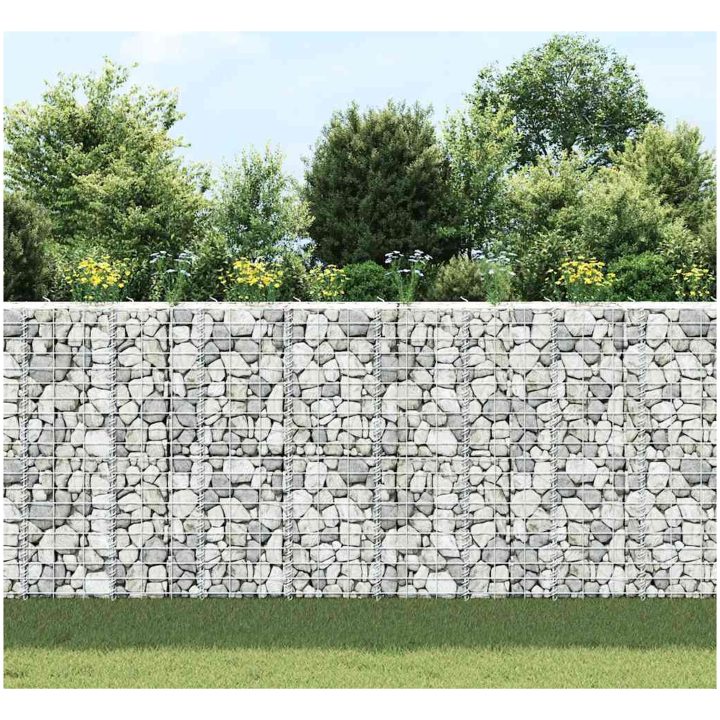 Gabioner 3 st 30x30x100 cm järn vidaXL 30 x 30 x 100 cm (3 st) – bild 3