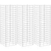 Gabioner 3 st 30x30x100 cm järn vidaXL 30 x 30 x 100 cm (3 st) – miniatyr 1